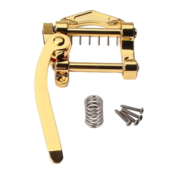 Rushawy Electric Guitar Bridge Accessories Guitar Tremolo System for SG ES335 LP etc Golden