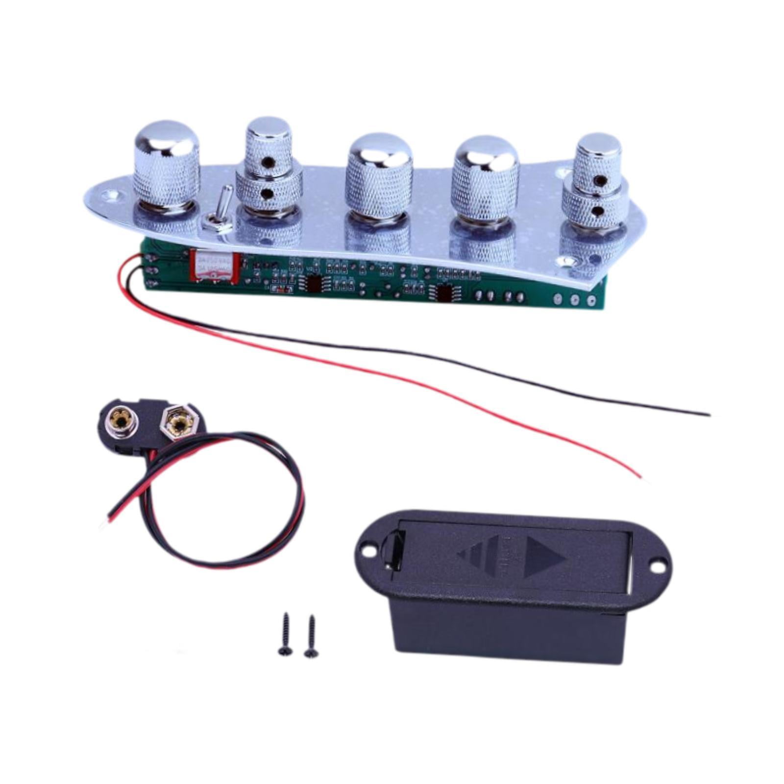 Rushawy Electric Guitar Loaded Control Plate 5 Ways Control Board with Wiring Harness