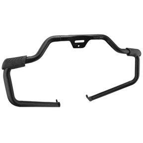 Rushawy Engine Guard Front Deflector Crash Bar Durable Black Metal Protection for Harley Softail Breakout Fat Boy 2018 to 2022 Riders