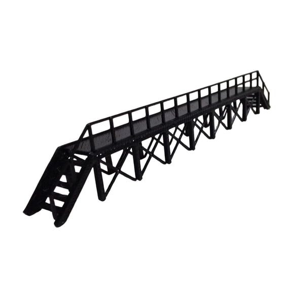 Rushawy Extended Train Inspection Platform Model HO 1/87 Scale Ornament Lifelike Compact