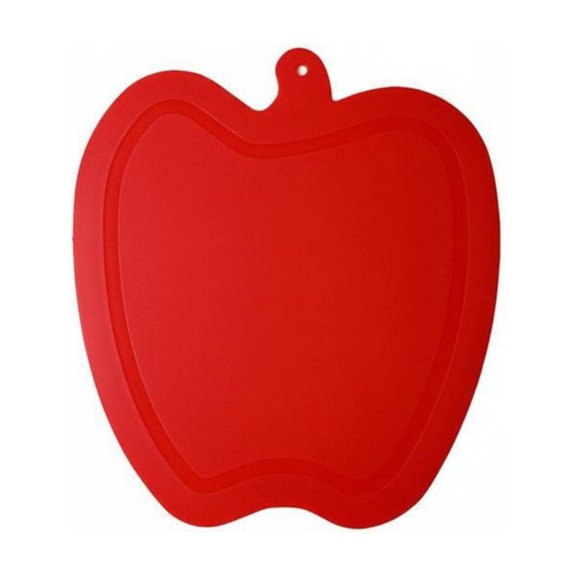 Rushawy Fruit Shaped Cutting Plate Hanging Hole Slicing Block Thickened Material Hangable Kitchen Prep Surface for Picnic, Camping, RV