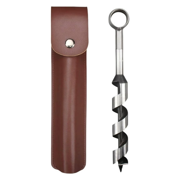 Rushawy Heavy Duty Auger Manual Tool Survival Tool Manual Wood Auger