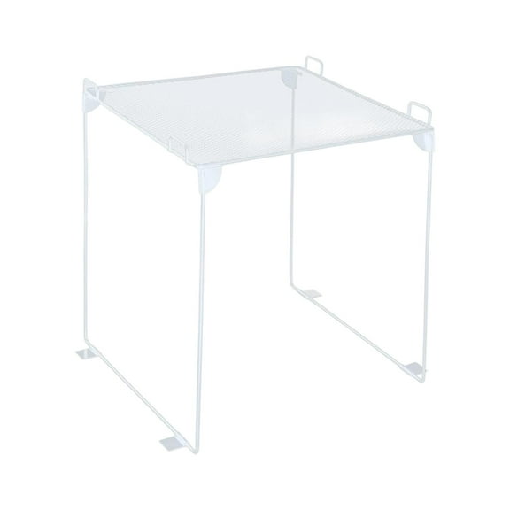 Rushawy Locker Organizer Shelf Sturdy for Gym and Work Fits Standard Size School Lockers White