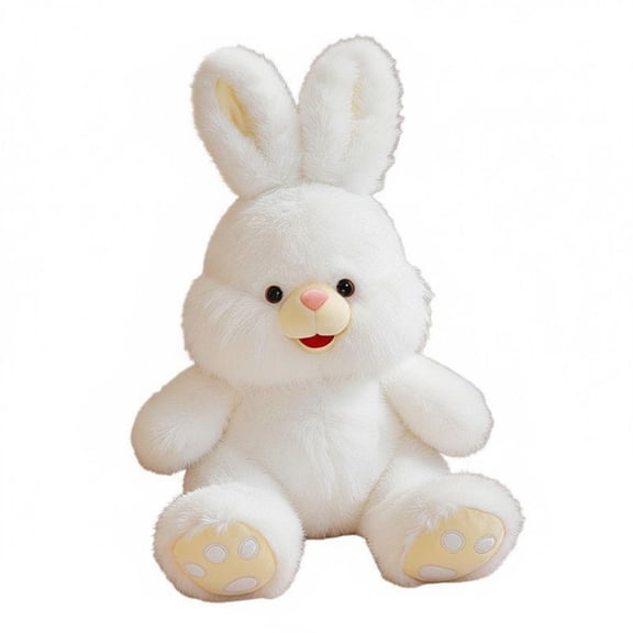Rushawy Long Ear Hare Stuffed Animal Cute Design Soft Hare Toy Birthday Gift Bunny Soft Toy for Girls, Young Children, Nursery, Bedroom Decor, Playroom