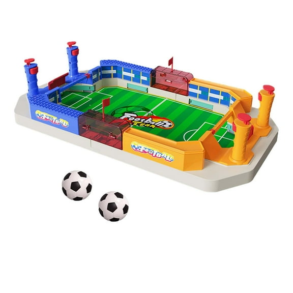 Rushawy Mini Table Soccer Game Mini Foosball Games Tabletop Football Soccer Pinball Game 2 Balls