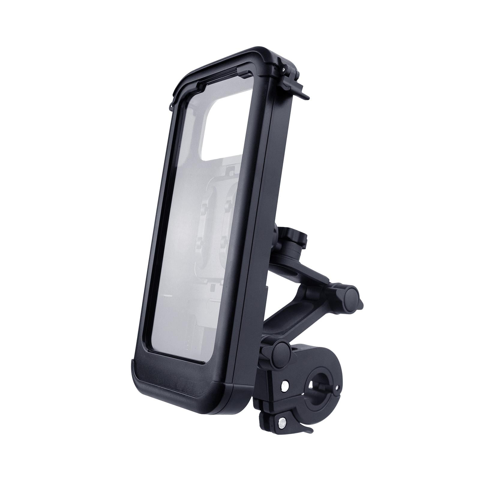 Rushawy Motorcycle Phone Holder Shockproof Motorcycle Handlebar Cell Phone Clamp Outdoor