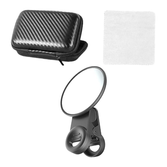 Rushawy Phone Mirror Reflection Clip Compact Selfie Reflector for Travel Photography