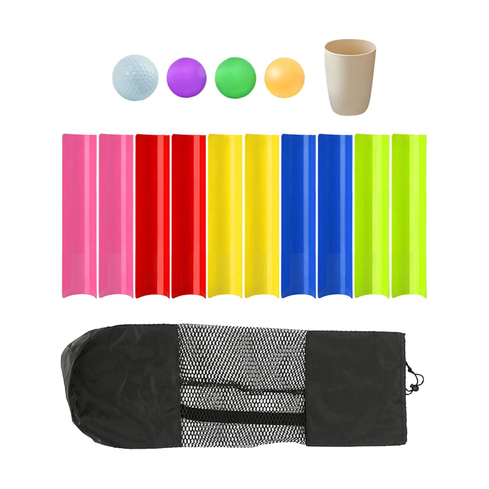 Rushawy Pipeline Challenge Game with Storage Bag Field Day Game Golf Balls Pipeline Kits 40cm