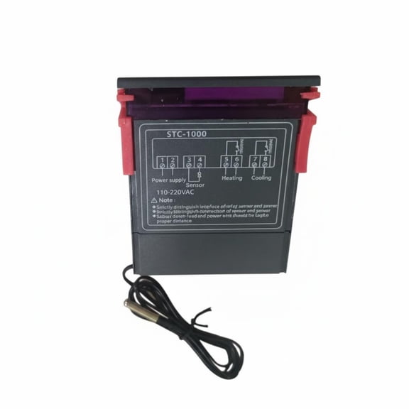 Rushawy SCT-1000 Microcomputer Thermostat Alarm Function Aquatic Habitat Hatchery Thermostat High Accuracy 0.1 Resolution Digital Temperature Controller
