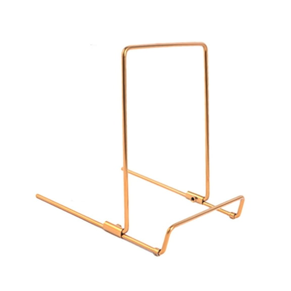 Rushawy Shirt Display Stand, Clothes Shelf, Simple And Stylish Support Frame, Shirt Rack Gold