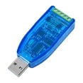 thumbnail image 1 of Rushawy USB to RS485 Converter 5V Industrial Durable Easy to Use ESD Protection Portable USB to RS232 RS485, 1 of 8