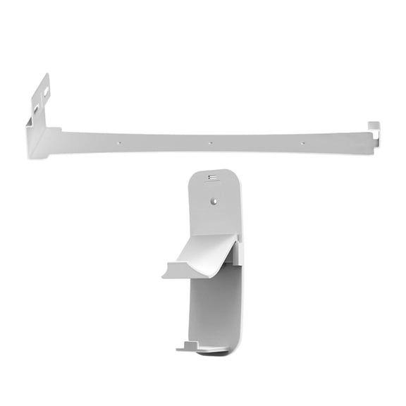 Rushawy Wall Mount Bracket Accessories Easy Installation Base Stand White