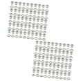 thumbnail image 1 of Rushay 100 Pieces Grommets Metal Eyelets Multifunction 8mm Accessories Tiny Grommet for white, 1 of 9