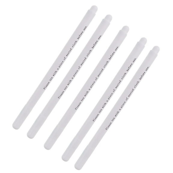 Rushay 5pcs 2mm Water Erasable Pens Marker Auto-Vanishing Pens White