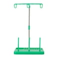 thumbnail image 1 of Rushay Thread Spool Holder Stand 3 Spools Holder, Lightweight, Wiring Rack, Detachable, Green, 1 of 9