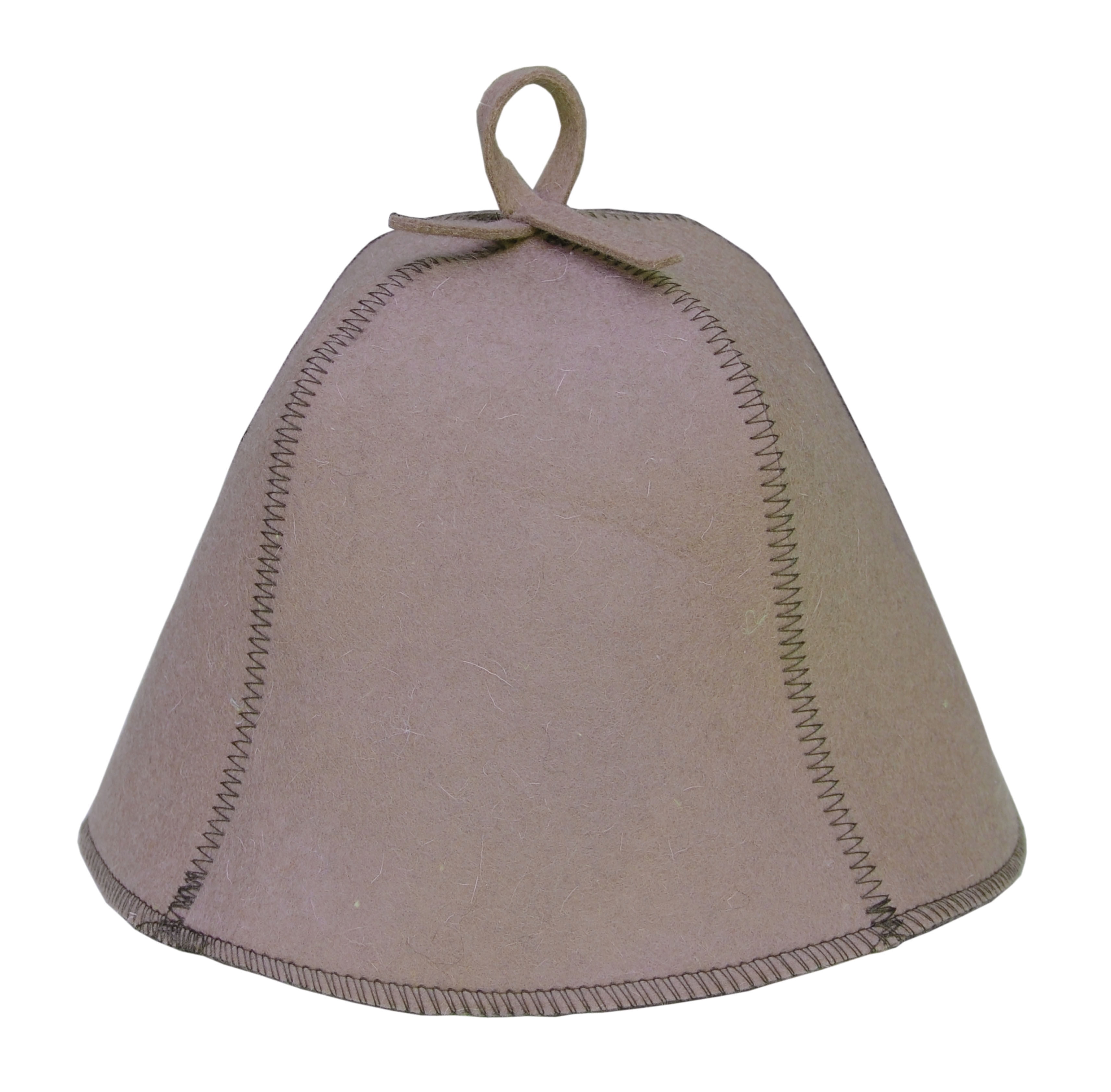 Rusher Classic Plain Sauna Hat 100% Sheep Wool Bath Hat for  display picture 1