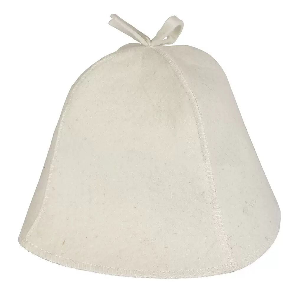 Rusher Classic Plain Sauna Hat 100% Sheep Wool Bath Hat for 