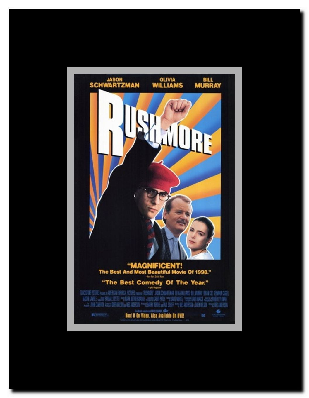 Rushmore Framed Movie Poster