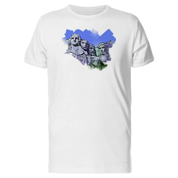 Rushmore Watercolor T-Shirt Men -Image by Shutterstock, Male Large