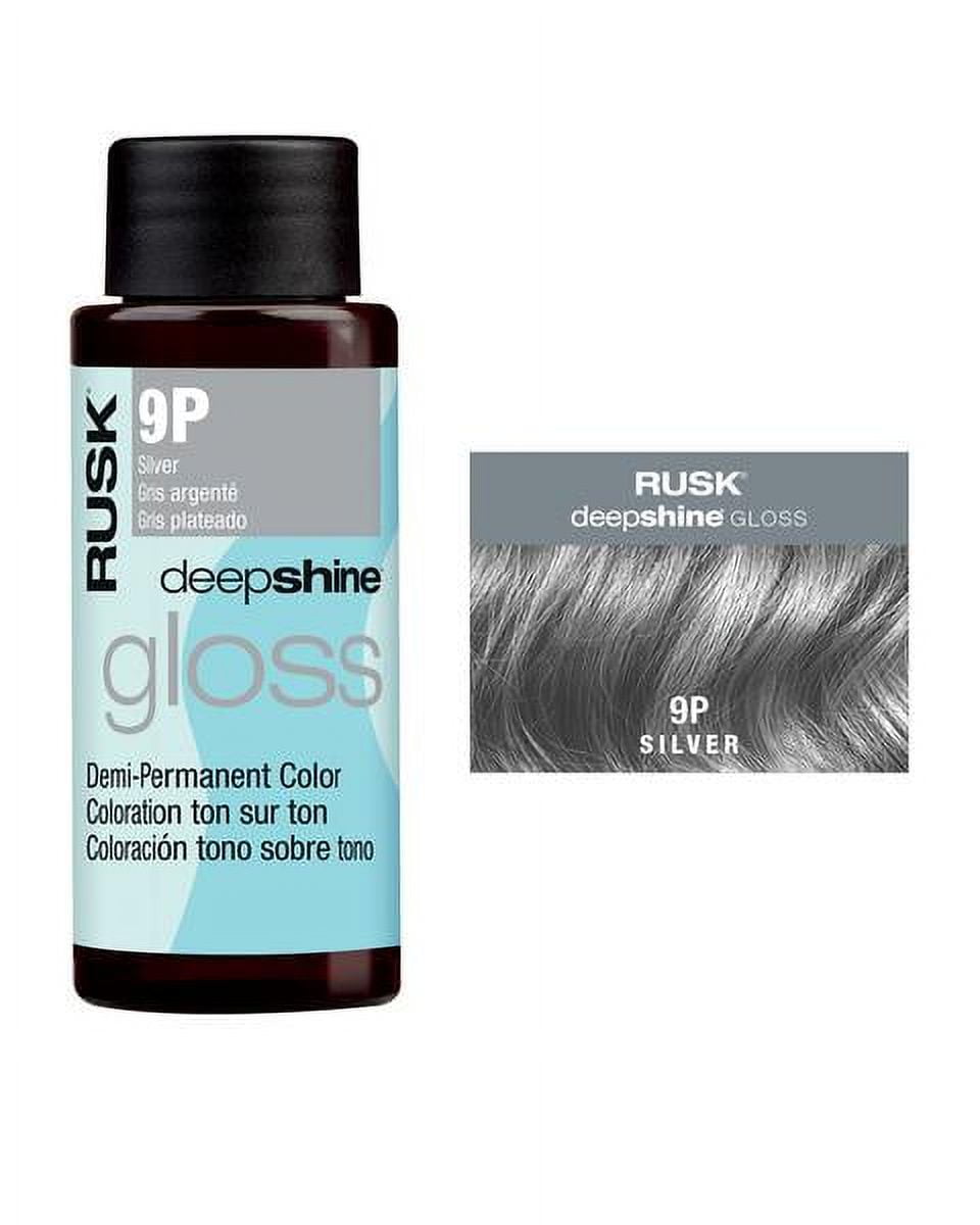 Rusk Deepshine Demi Gloss Hair Color 9P Silver 2oz
