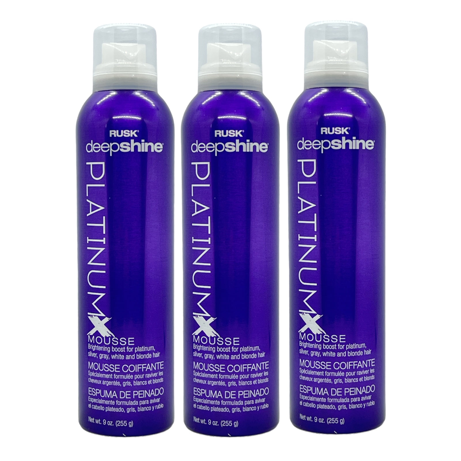 RUSK Deep Shine PLATINUMX Mousse (9oz) RUSK Deep Shine PLATINUMX Mousse (9oz)