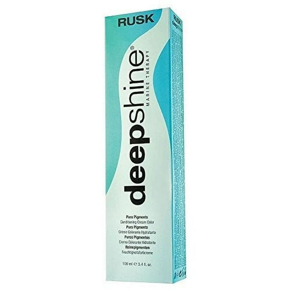 Rusk Deepshine Pure Pigments Conditioning Cream Hair Color, Brilliant Copper Gold, 3.4 Oz