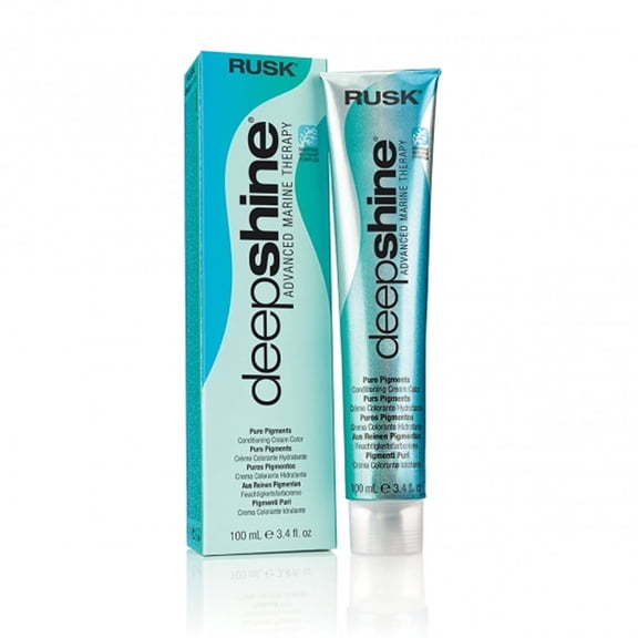 Rusk Deepshine Pure Pigments Conditioning Cream Hair Color, Deep Copper, 3.4 Oz