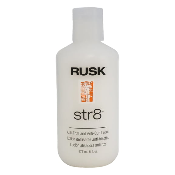 Rusk Design STR8 Anti Frizz and Anti Curl Lotion, 6 Oz., Pack of 3