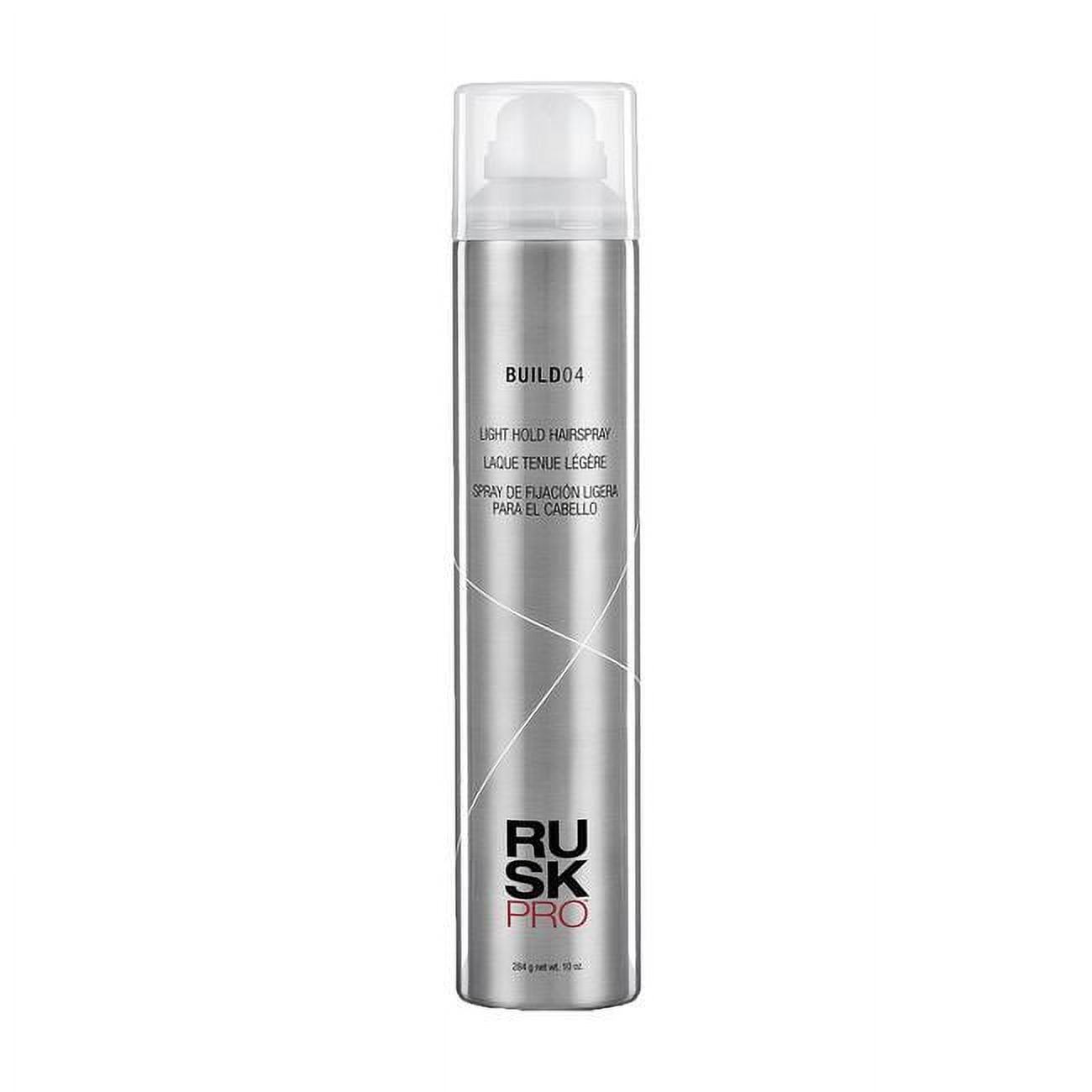 Rusk Hair Care Products (Hair Care:10oz. RuskPRO Build04 Light Hold Hairspray;)