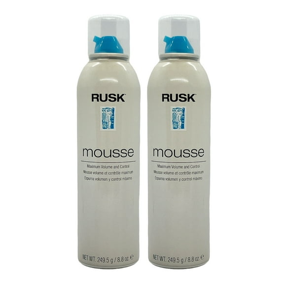 Rusk Maximum Volume & Control Mousse 8.8 Oz (Pack of 2)