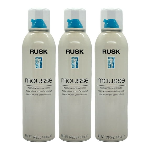 Rusk Maximum Volume & Control Mousse 8.8 Oz (Pack of 3)