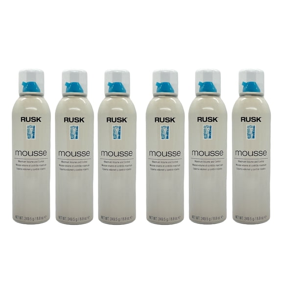 Rusk Maximum Volume & Control Mousse 8.8 Oz (Pack of 6)