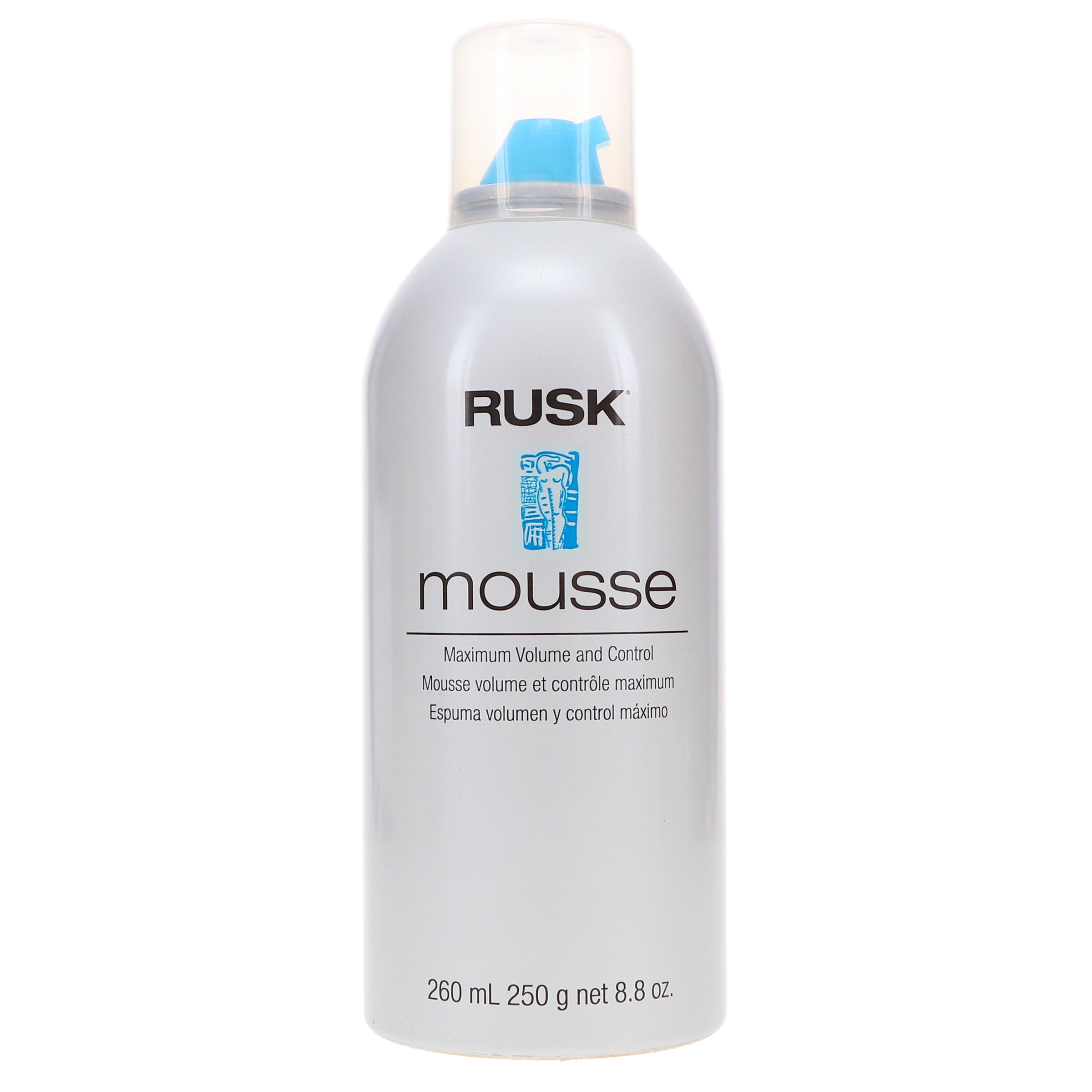 Rusk Professional Hair Styling Mousse, Versatile Firm Hold, 8.8 oz