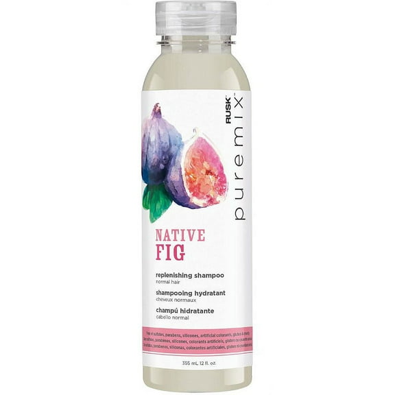 Rusk Puremix Native Fig Replenishing Shampoo , 12 oz Shampoo