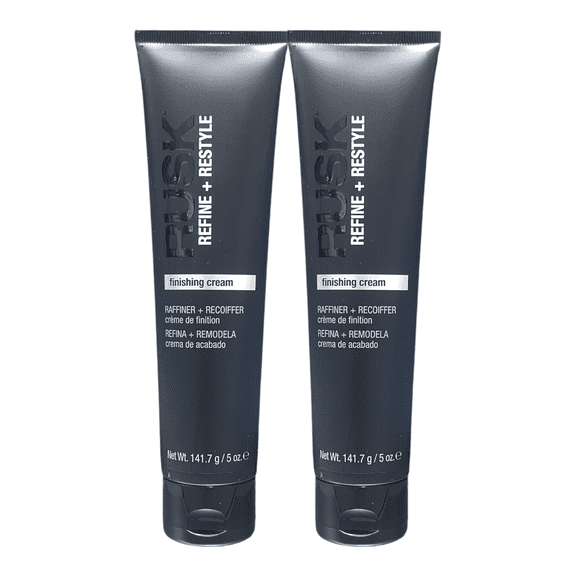 Rusk Refine + Restyle Finishing Cream 5 Oz (Pack of 2)