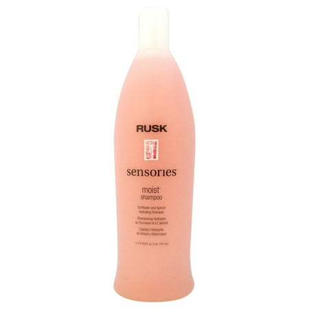 Rusk Sensories Moist Shampoo, Sunflower & Apricot, 33.8 Fl Oz