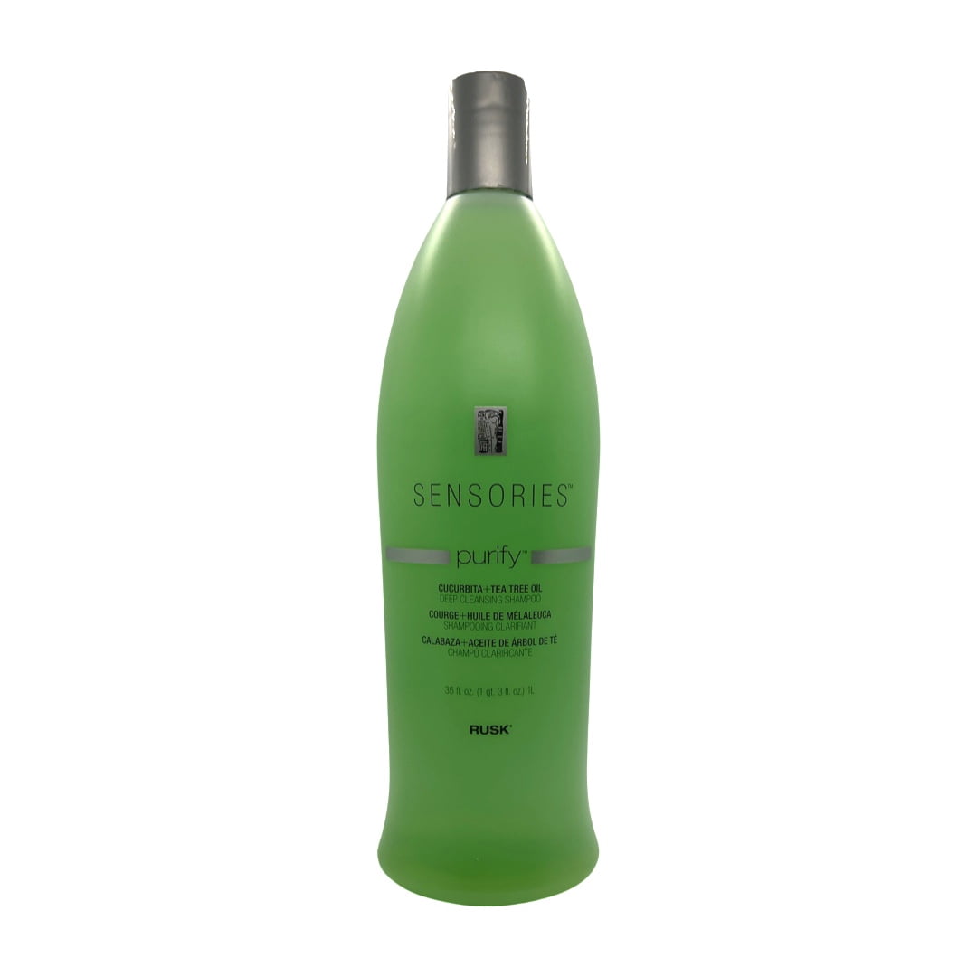Rusk Sensories Purify Cucurbita + Tea Oil Tree Deep Cleansing Shampoo 35 Oz