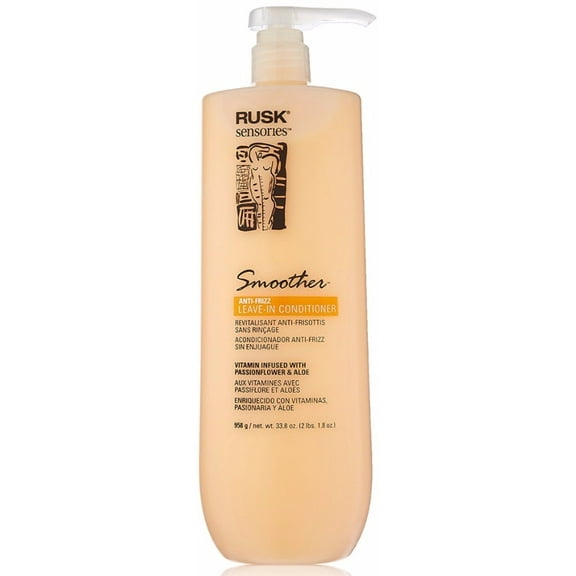Rusk Sensories Smoother Passionflower and Aloe Smoothing Leave-In Conditioner 33.80 oz