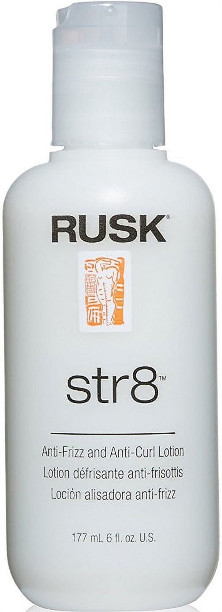 Rusk Str8 AntiFrizz and AntiCurl Hair Lotion, 6 Oz