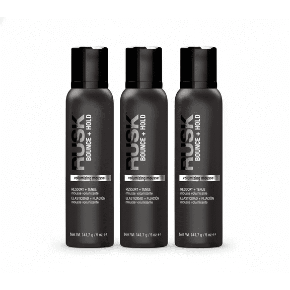 Rusk Volumizing Mousse Bounce + Hold 5 Oz (Pack of 3)
