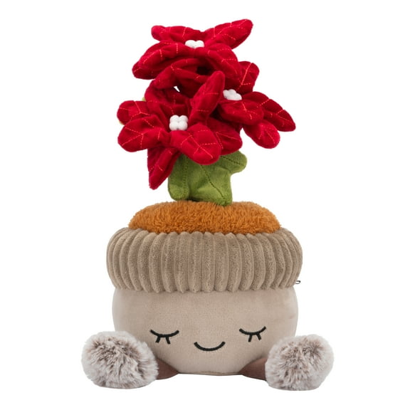 Greenhouse by Russ 12 inch Poinsettia Plant Plush - Child's Ultra Soft Stuffed Plush Toy