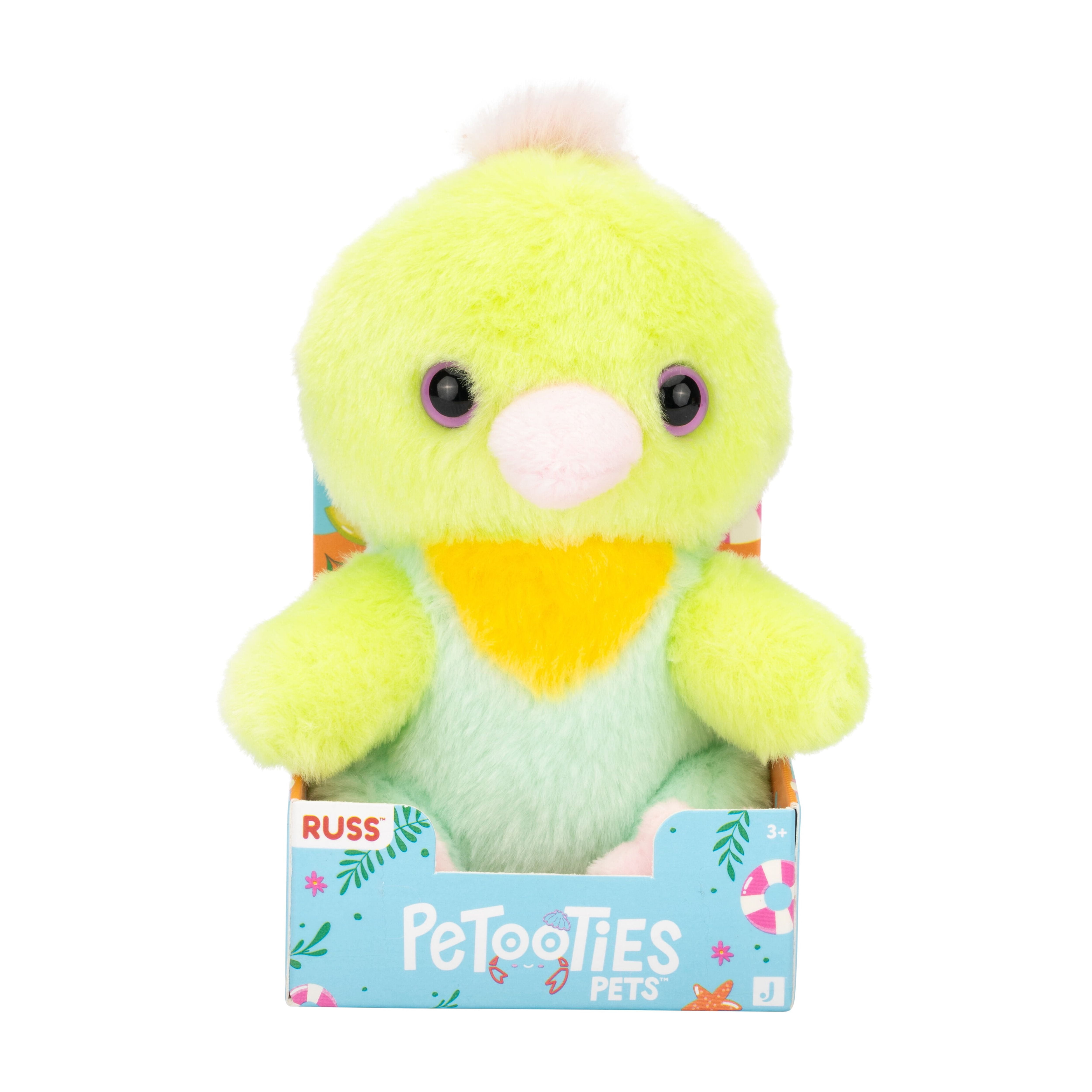 Russ Plush 4 inch Vibrant Parakeet Stuffed Animal Toy