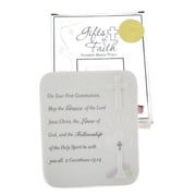 Russ Berrie Gifts of Faith 1st Communion Corinthians 1314 Porcelain Wall Plaque 5x6
