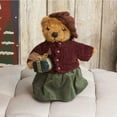 thumbnail image 1 of Vintage Dressed Teddy Bear Dora, 1 of 1