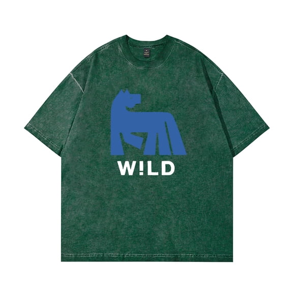 Russ Into The Wild Album Washed Cotton Tee Women Men Crewneck Short Sleeve T-shirt