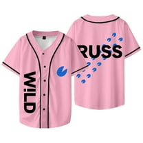 Russ Into The Wild Tour 2025 Baseball Jersey Shirts Summer Men/Women Tshirt Shirt