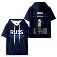 thumbnail image 1 of Russ Into The Wild Tour 2025 Hooded Short Sleeve Vintage 90s Tops Hip Hop Hoodies, 1 of 2