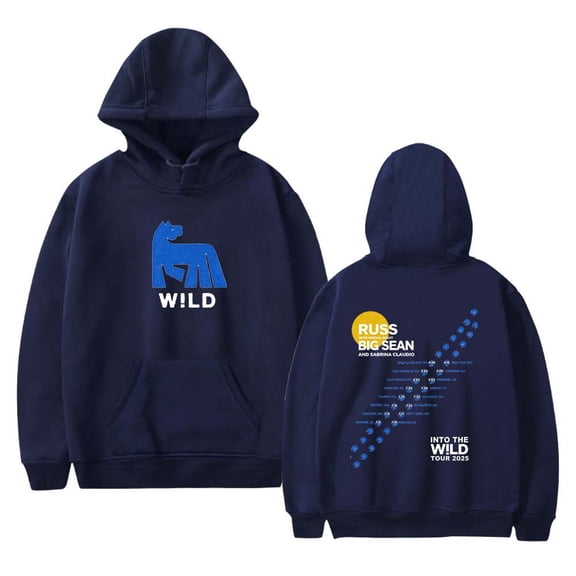 Russ Into The Wild Tour 2025 Hoodies Women Men Casual Long Sleeve Sweatshirt Fashion Clothes