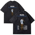 thumbnail image 1 of Russ Into The Wild Tour 2025 Merch Cotton T-Shirt Wash Tee Women Men Short Sleeve Crewneck Tee, 1 of 3