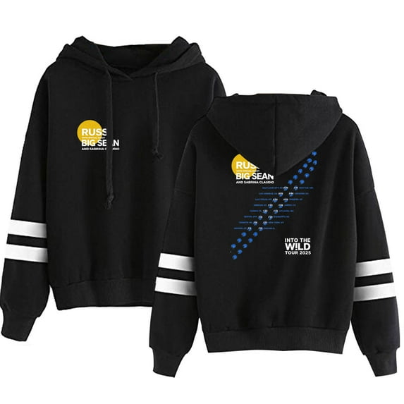 Russ Into The Wild Tour 2025 Merch For Men/Women Unisex Long Sleeve Sweatshirt Pullover Fashion Streetwear